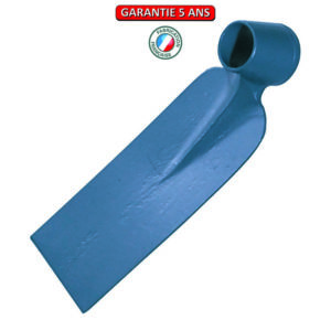 Houe à défricher 26 cm, oeil rond. Sans manche. Outil à main de jardin.