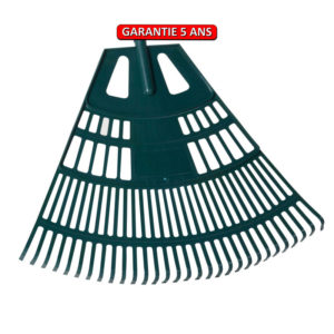 Balai à gazon polypropylène.  Sans manche.  30 dents 76 cm.