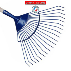 Balai à gazon, 20 dents rondes professionnel.  Sans manche.