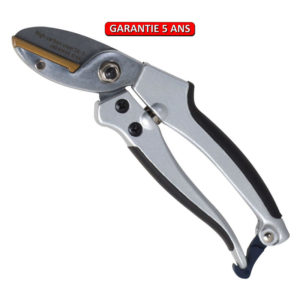 Sécateur alu enclume diamètre de coupe 16 mm, ergonomique, coupe sur enclume.