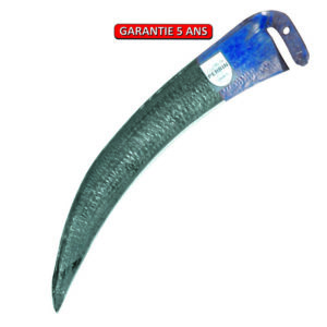 Lame de faux demi-large. Longueur de la lame: 65 cm.  Outil à main de jardin.