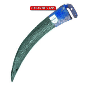 Lame de faux demi-large. Longueur de la lame: 70 cm.  Outil à main de jardin.