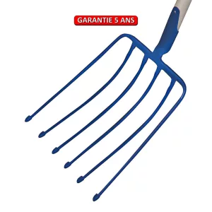 Fourche à betteraves, 6 dents. Sans manche. Outil à main de jardin.