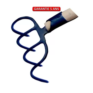 Croc à fumier, 4 dents courtes 14 cm.  Sans manche.  Outil à main de jardin.