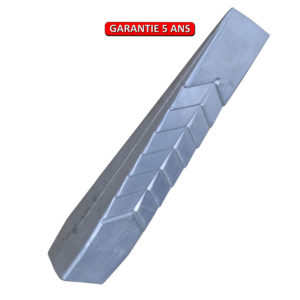 Coin en aluminium.  0,5 Kg.  Outil à main pour la coupe du bois.