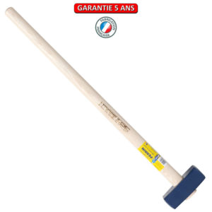 Masse couple 4 Kg. Emmanché droit 90.  Outil à main pour le maçon et le BTP.