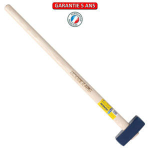 Masse couple.  5 Kg.  Emmanché droit 90. Outil à main pour le maçon et le BTP.