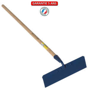 Racloir de cantonnier 30 cm, avec douille forgée.  Emmanché droit 130.