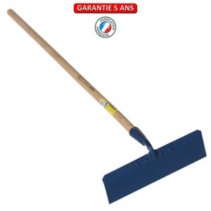 Racloir de cantonnier 35 cm avec douille forgée. Emmanché droit 130.