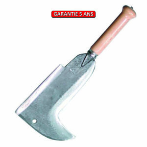 Serpe 2 taillants 22 cm.  Outil à main pour la coupe du bois.
