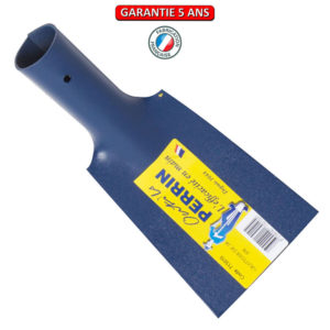 Grattoir étroit cintré 10 cm.  Sans manche. Outil à main de maçonnerie.