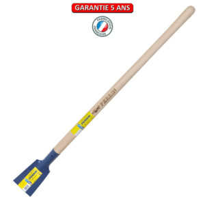 Grattoir étroit cintré.  Emmanché pomme 105. Largeur 10 cm.