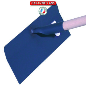 Racloir cantonnier 35 cm, douille soudée.  Sans manche.