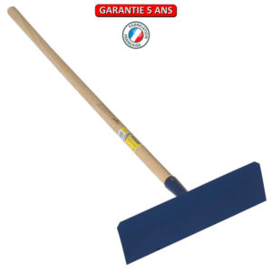 Racloir cantonnier avec douille soudée 35 cm emmanché droit 130.