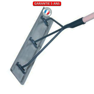 Racloir à enrobé aluminium.  Sans manche. Largeur de 60 cm.