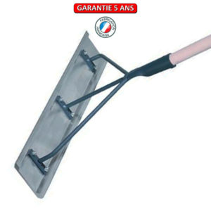 Racloir à enrobé, en aluminium.  Sans manche.  Largeur de 80 cm.