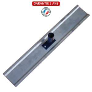 Racloir aluminium standard.  Largeur de 50 cm.  Emmanché droit 130.