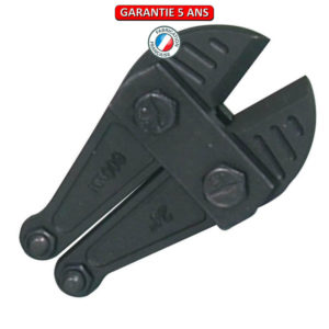 Mâchoire de rechange pour coupe-boulons. 450 mm. Outil à main de maçonnerie.