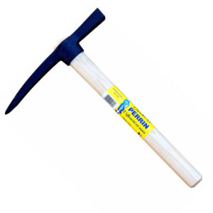 Martelette à pic.  Emmanché droit 37.  Outil à main de maçonnerie.