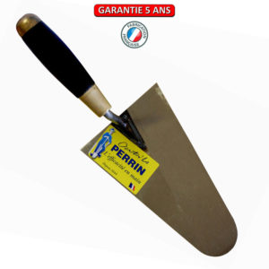 Truelle ronde.  Longueur de 16 cm. Outil à main de maçonnerie.