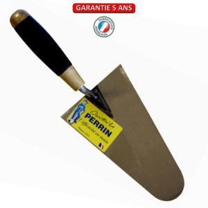 Truelle ronde.  Longueur de 18 cm. Outil à main de maçonnerie.