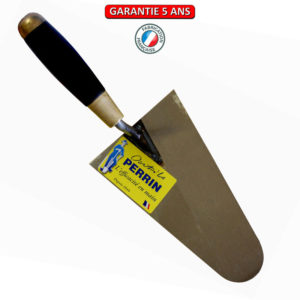 Truelle pro ronde.  Longueur de 20 cm.  Outil à main de maçonnerie.