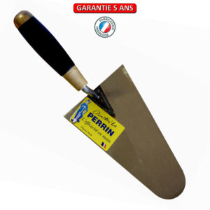 Truelle pro ronde.  Longueur de 22 cm.  Outil à main de maçonnerie.