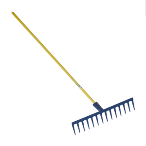 Râteau soude 16 dents droites manche fibre 1.50 m