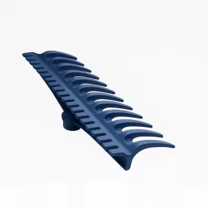 RATEAU REVERSIBLE 12/22 DENTS NYLON RENFORCÉ FIBRE DE VERRE EM 1M50 PEFC