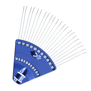 Balai gazon PP/ACIER dents rondes "stop-feuilles" - portée ronde SM