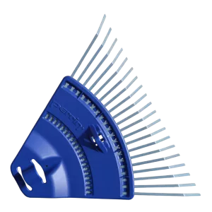 Balai gazon PP/ACIER dents plates sans manche